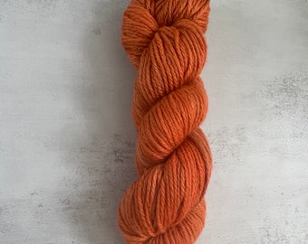 Gold Glimmer Orange | Worsted | Hand Dyed Yarn