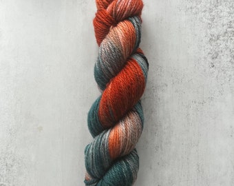 Persimmon Aventurine | Worsted | Hand Dyed Yarn