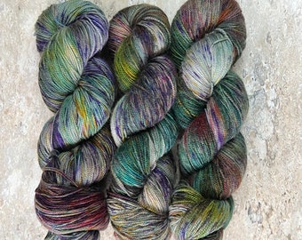 Mystic Forest | 150g Sock | Jumbo hank | Hand Dyed Yarn