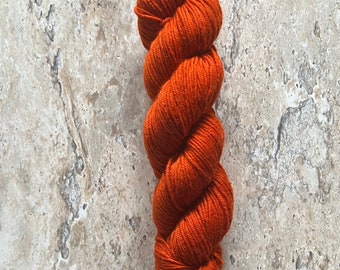 Gold Glimmer Orange | DK | Hand Dyed Yarn