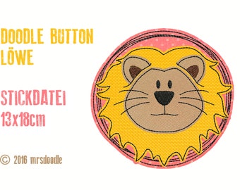 Stick File Leo Doodle button 13 x 18 cm