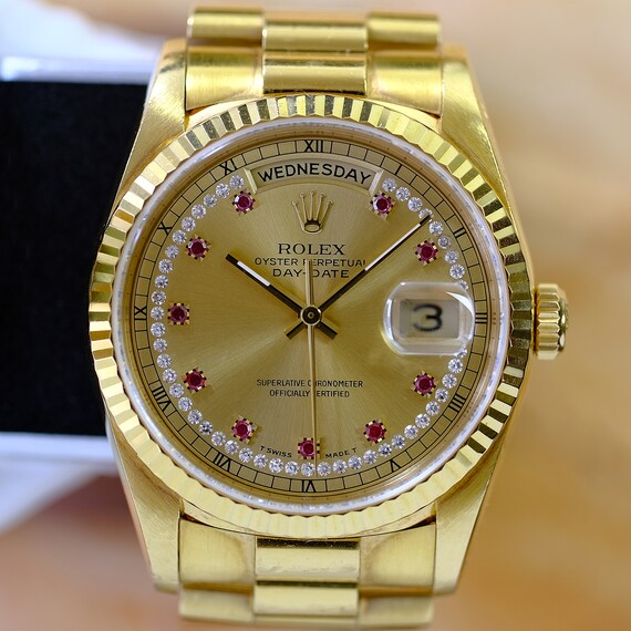 Rolex Day-date Watch 18238 18K Yellow 