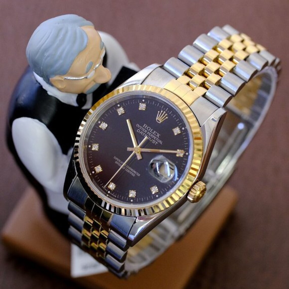 rolex 16233 black dial