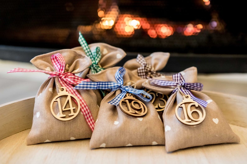 little sacks | Advent calendars between two homes