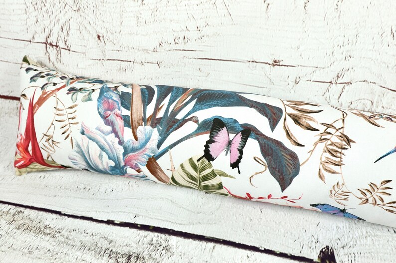 Draft Stopper Draft Pillows With Great Flowers Hummingbirds Etsy
