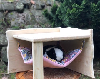 Guinea pig shelter "Deluxe" (hammock not included)
