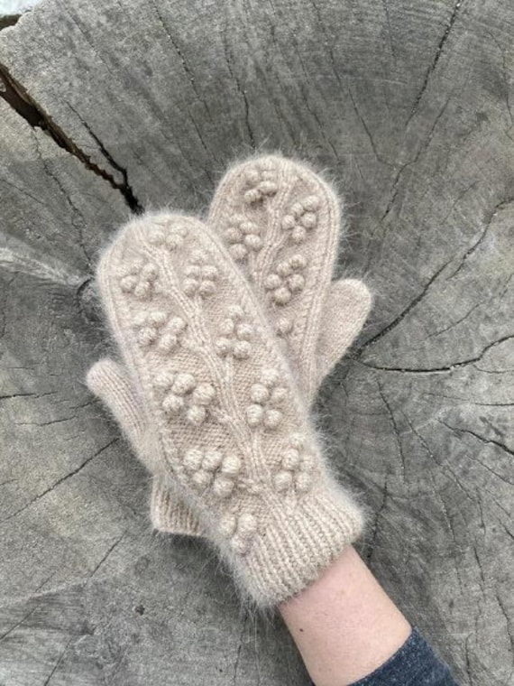 Female Gloves Alpaca Mittens Women Winter Ladies Gloves Mittens
