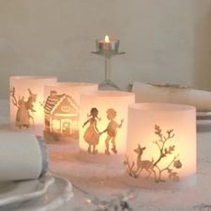 Christmas Noel Candle Holder Xmas Candles Holders image 1