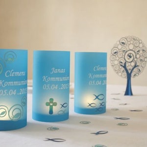 Baptism candles decoration  1 pcs