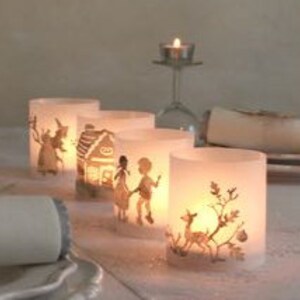 Christmas Noel Candle Holder Xmas Candles Holders image 2