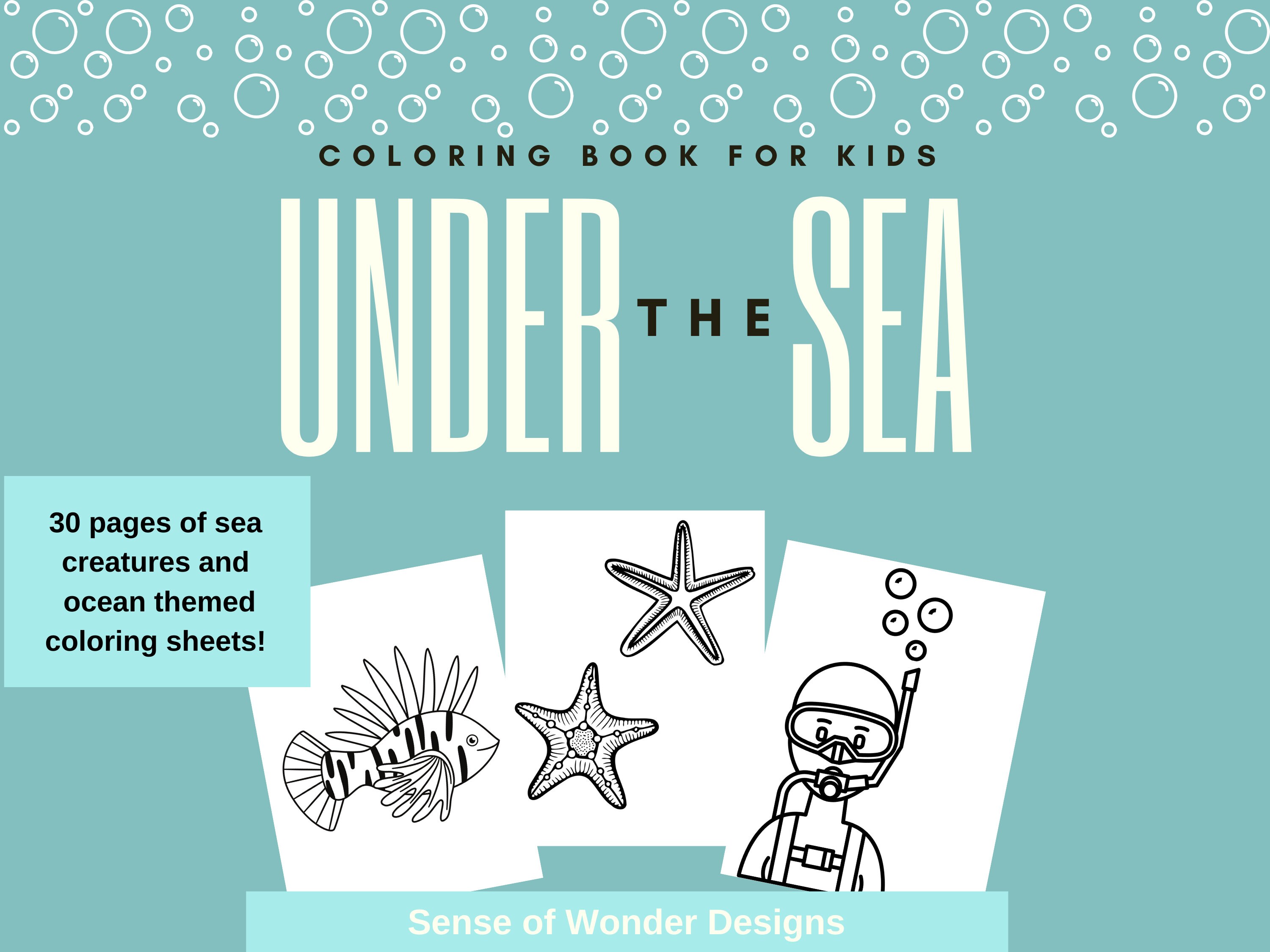 Animal Coloring Book for Kids 3 Pack Printable Coloring | Etsy