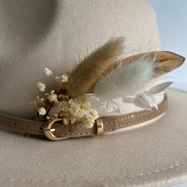 mardi gras feather hat pin