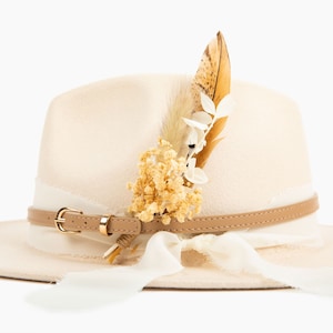 Neutral Pheasant Hat feathers, feathers for hat, dried flowers and feather accent, feathers for fedora, cowboy hat, or floppy hat