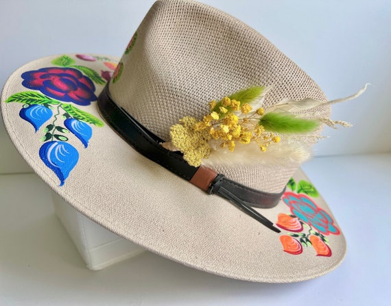 Hat Feathers, Feathers for Hat, Dried Flowers and Feather Accent, Feathers  for Fedora, Cowboy Hat, or Floppy Hat Lime Green 