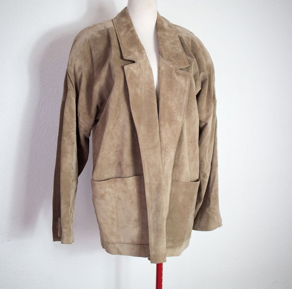 Vintage Avanti Pig Suede Jacket Size Large - image 1