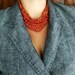 Beaded Scarf Necklace, Beaded Netted Scarf, Beaded Netted Necklace, Beaded Bandana, Beaded Neck Scarf, Beaded Neckerchief, Sead Bead Scarf