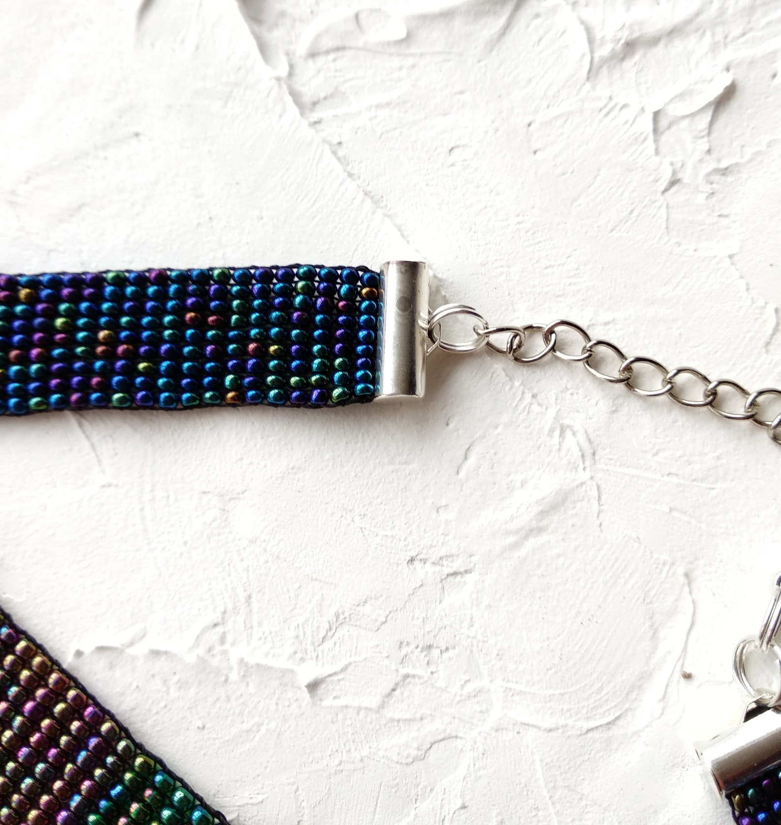 Seed Bead Fringe Choker Seed Bead Fringe Necklace Boho Etsy Canada