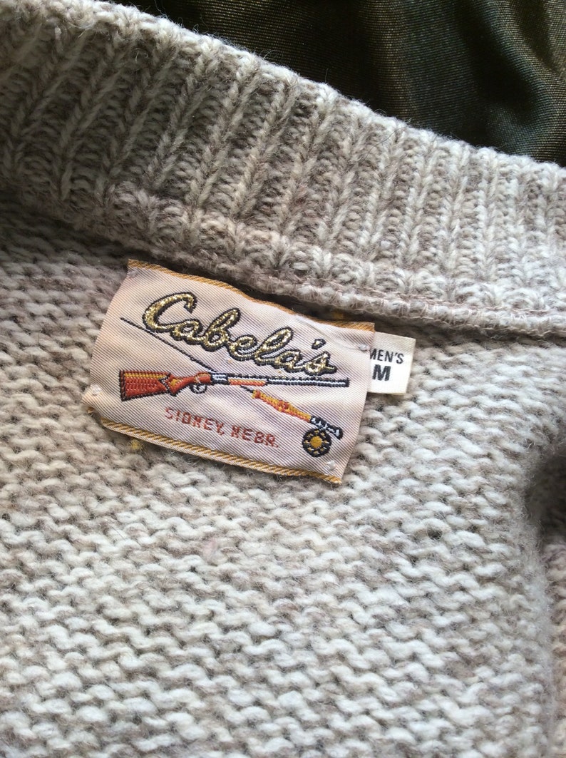 Vintage Cabella/'s Shooting Sweater
