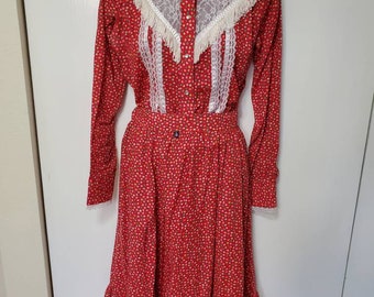 Vintage Rockmount Ranch Wear Camisa y Falda Set