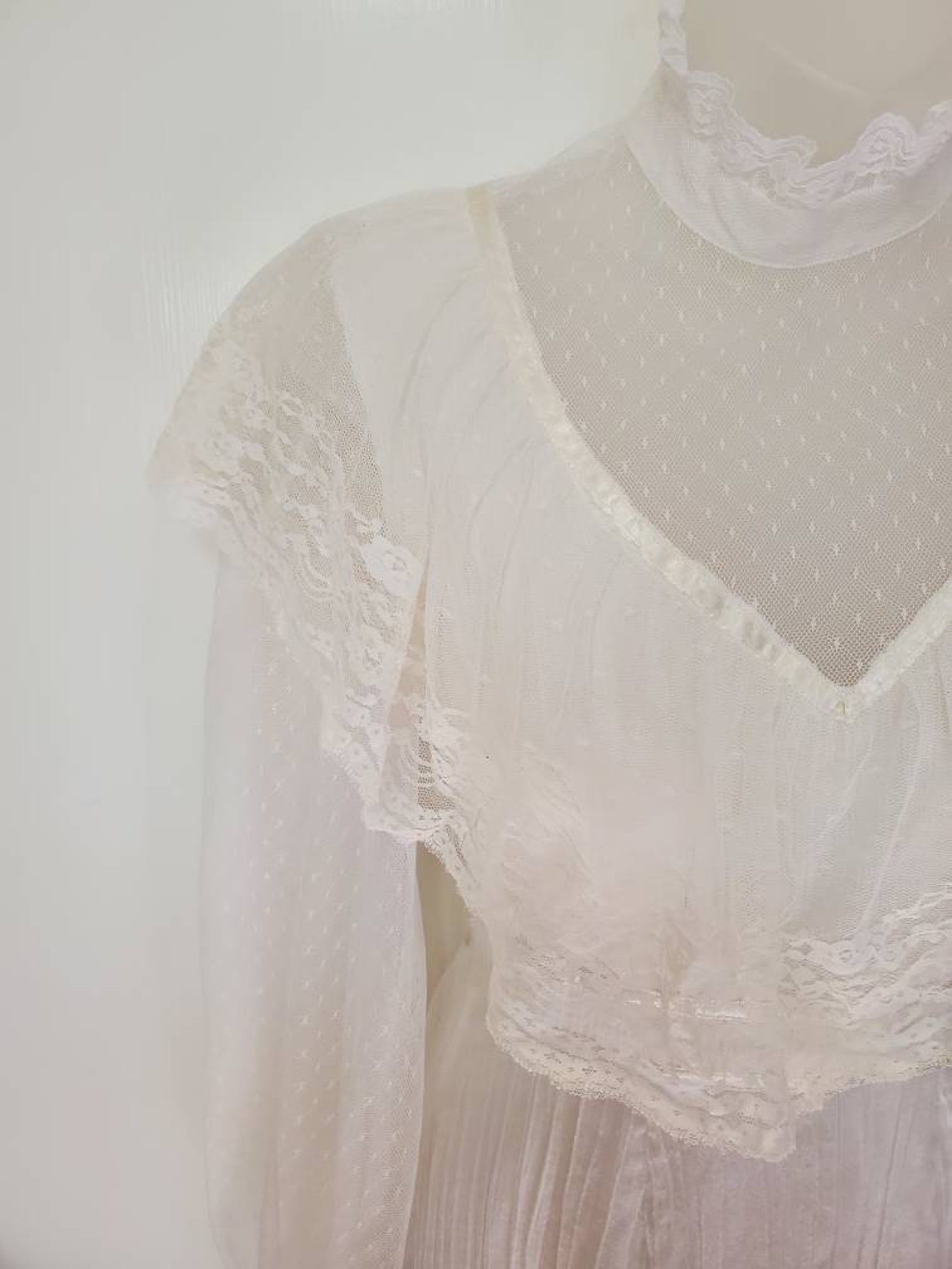 70's Handmade Gunne Sax Inspired Prairie Dress - Etsy