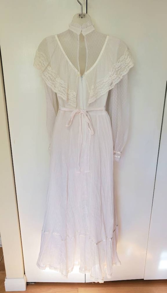 70's Handmade Gunne Sax Inspired Prairie Dress - image 5