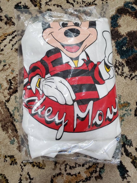 DEADSTOCK 80's Character Fashions Mickey Mouse Te… - image 2