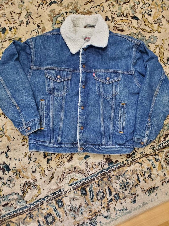 Vintage Levi's Sherpa Lined Denim Jacket