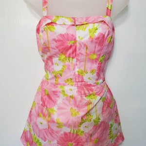 50's Peck and Peck Watercolor Playsuit image 1
