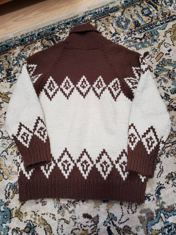 Vintage Handknit Cowichan Sweater - image 2