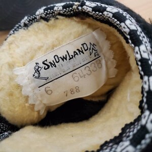 70's Snowland Faux Fur Moccasin Snow Boots image 5