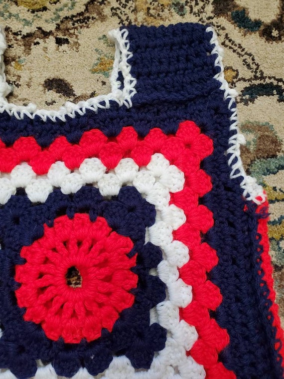 Vintage Granny Square Shirt - image 3