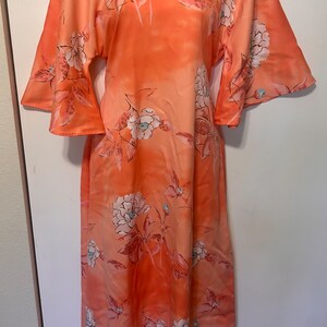 Vintage tvåpotatisblommig kaftan