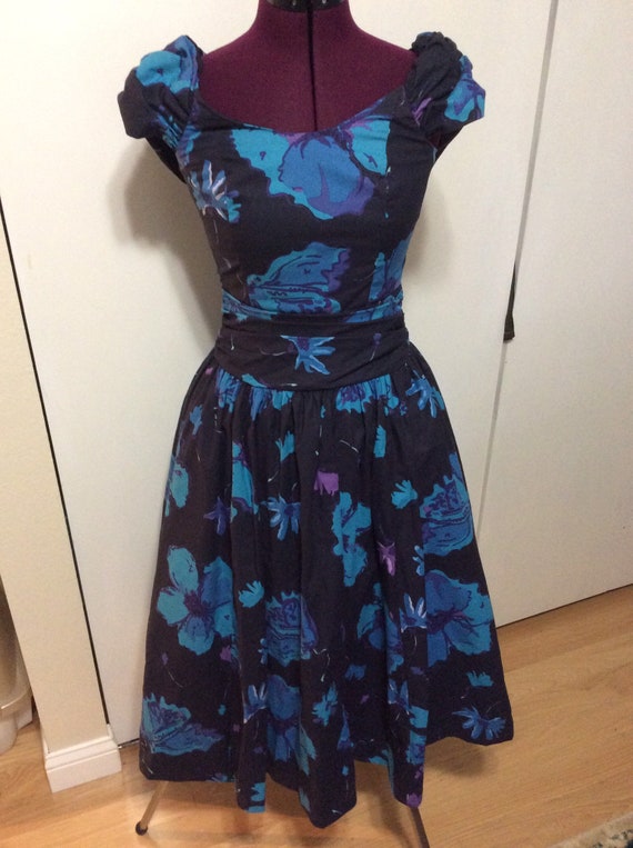 Vintage Laura Ashley Floral Dress