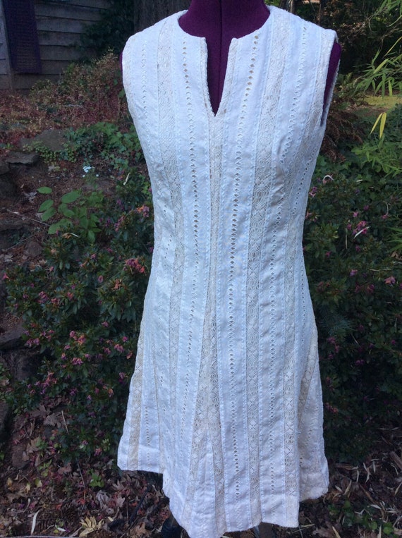 Vintage Handmade Bohemian Lace Dress