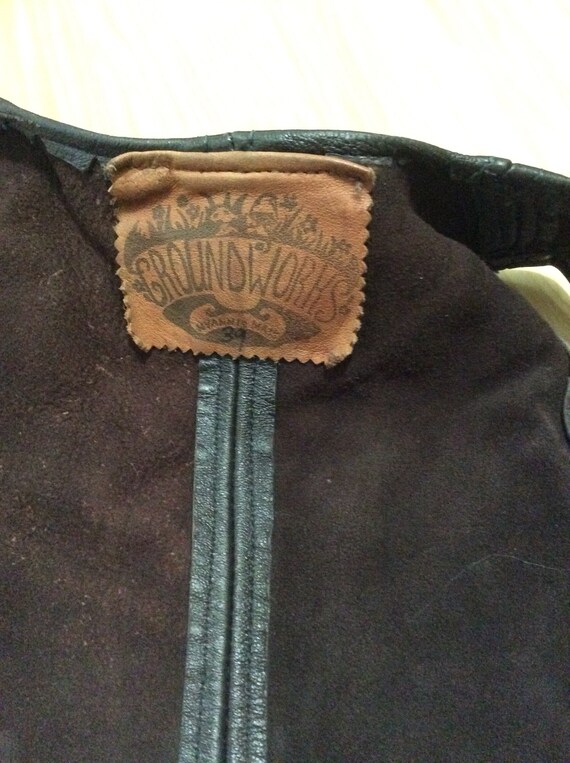 Vintage Leather Vest - image 6