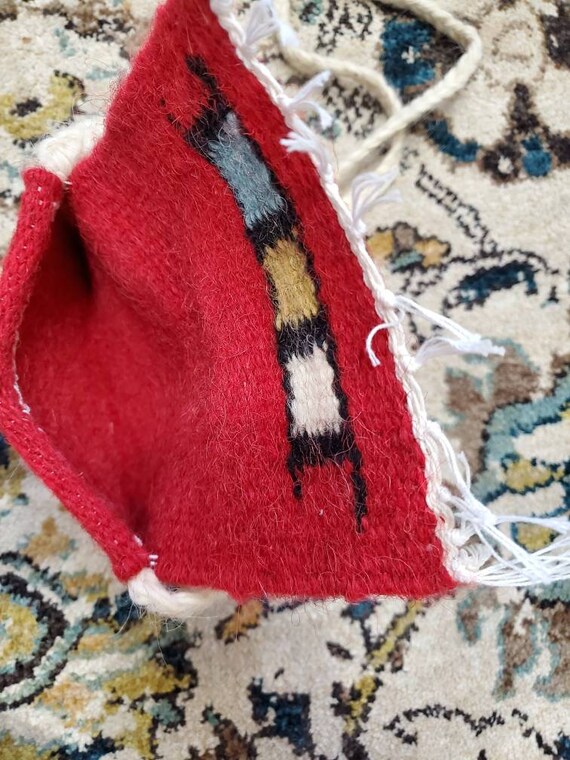 Vintage Tiny Woven Chimayo Bag - image 5