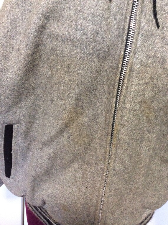 80's Wool Levi's Bomber Jacket - image 4