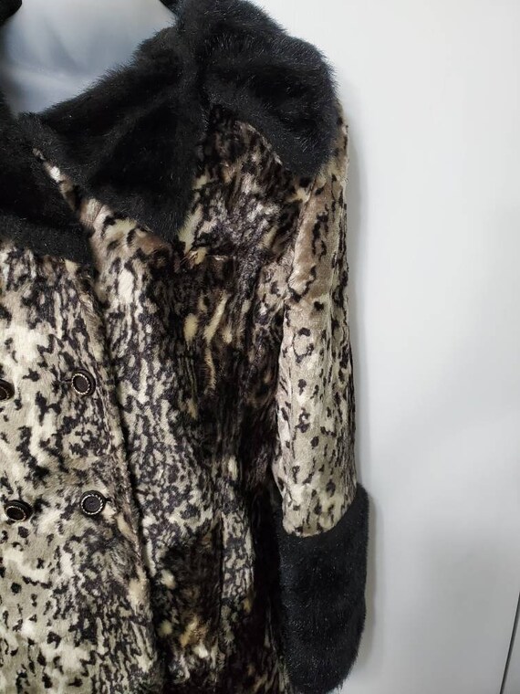 Vintage Union Made Velvet and Faux Fur Penny Lane… - image 3