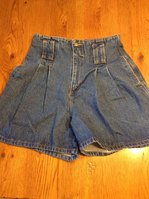 flare jean shorts