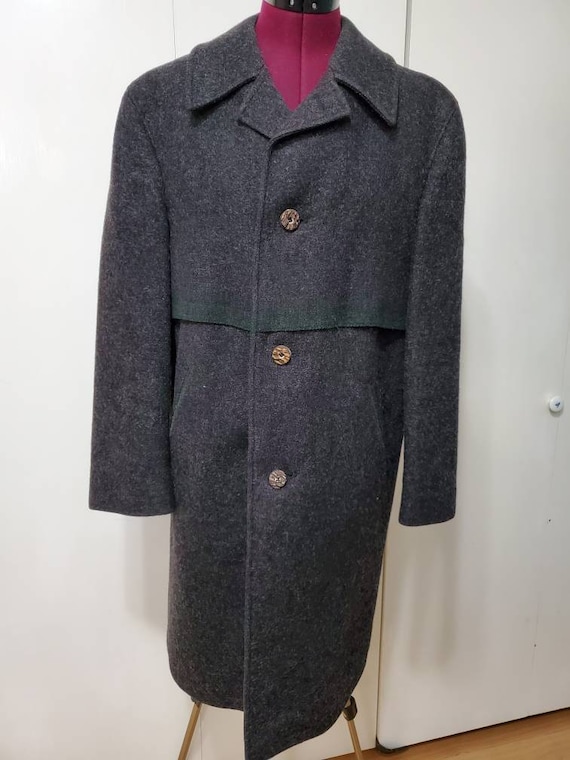 Vintage Baur Foradori Tyrol Wool Blanket Coat