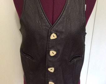 Vintage Leather Vest