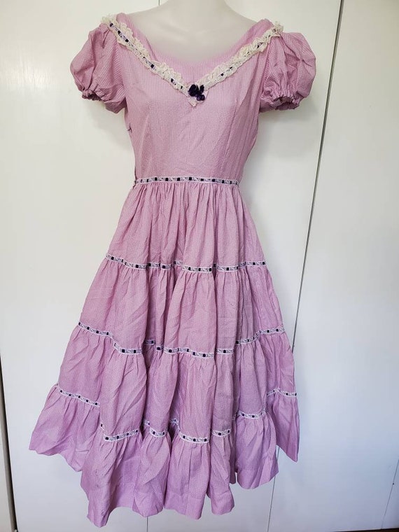 Vintage 50's Square Dancing Dress