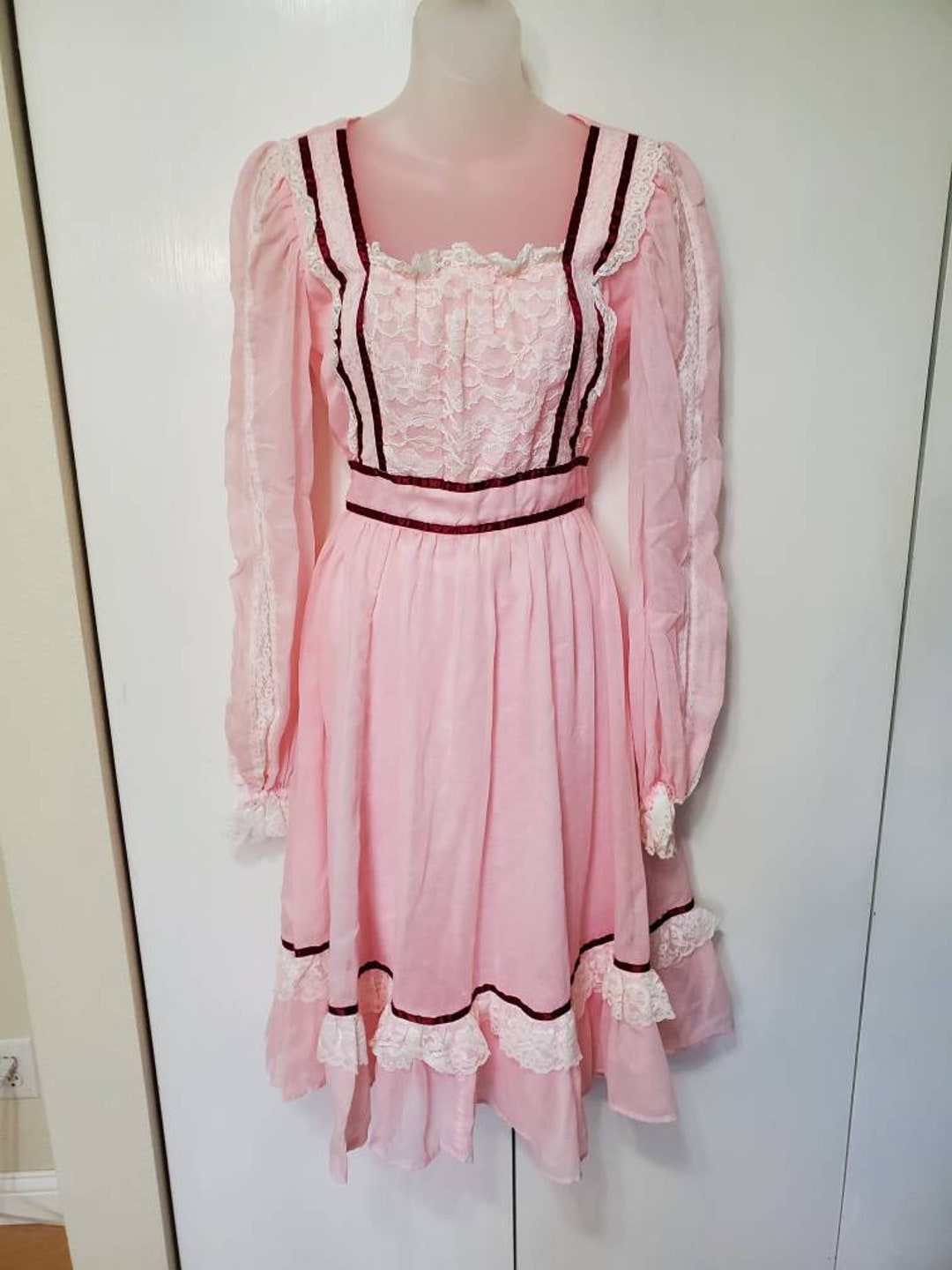 Vintage Gunne Sax Inspired Prairie Dress - Etsy