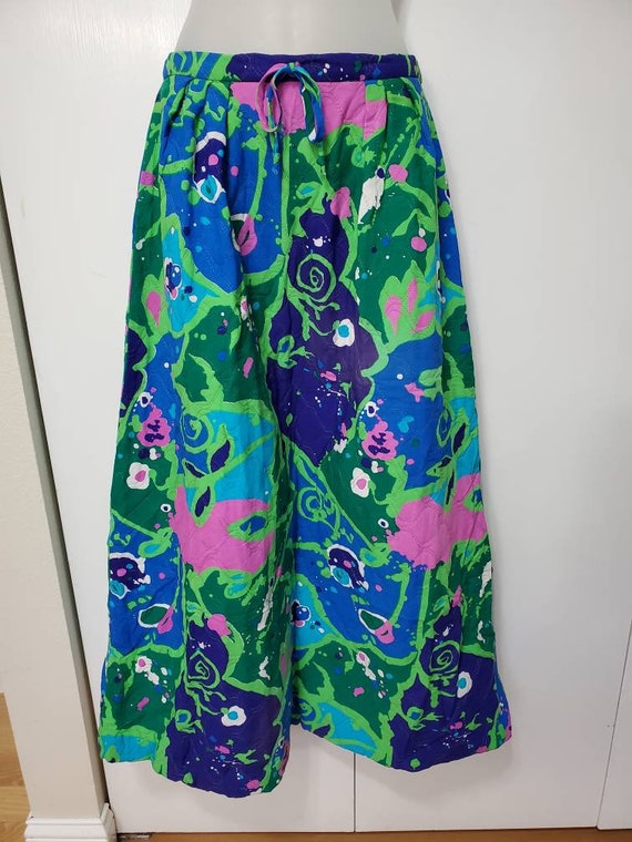 Vintage Alex Coleman Psychedelic Quilted Skirt