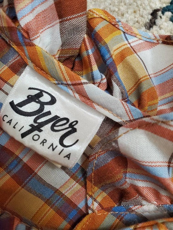 Vintage Byer California Asymmetric Ruffle Peasant… - image 4