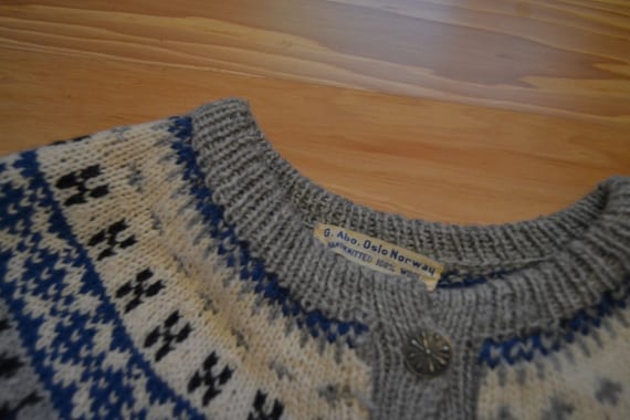 Vintage Oslo Norway Wool Sweater Dress - image 5