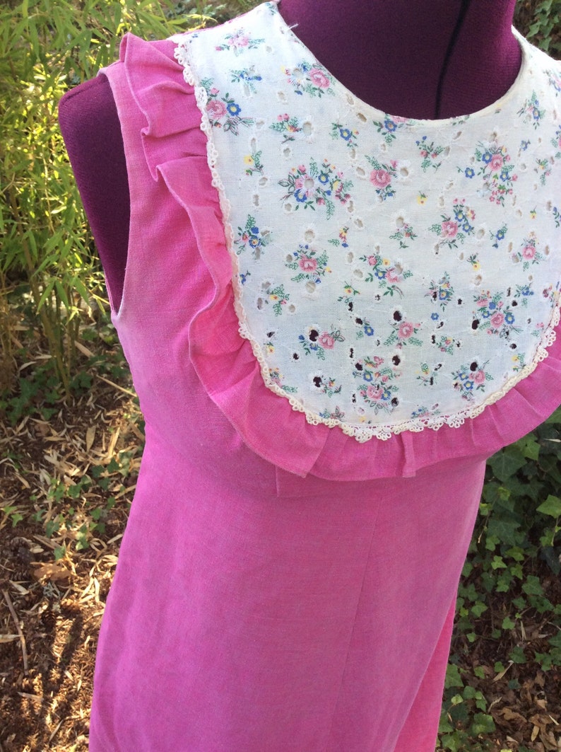 Vintage Lola Jrs Hawaii Floral Lace Dress