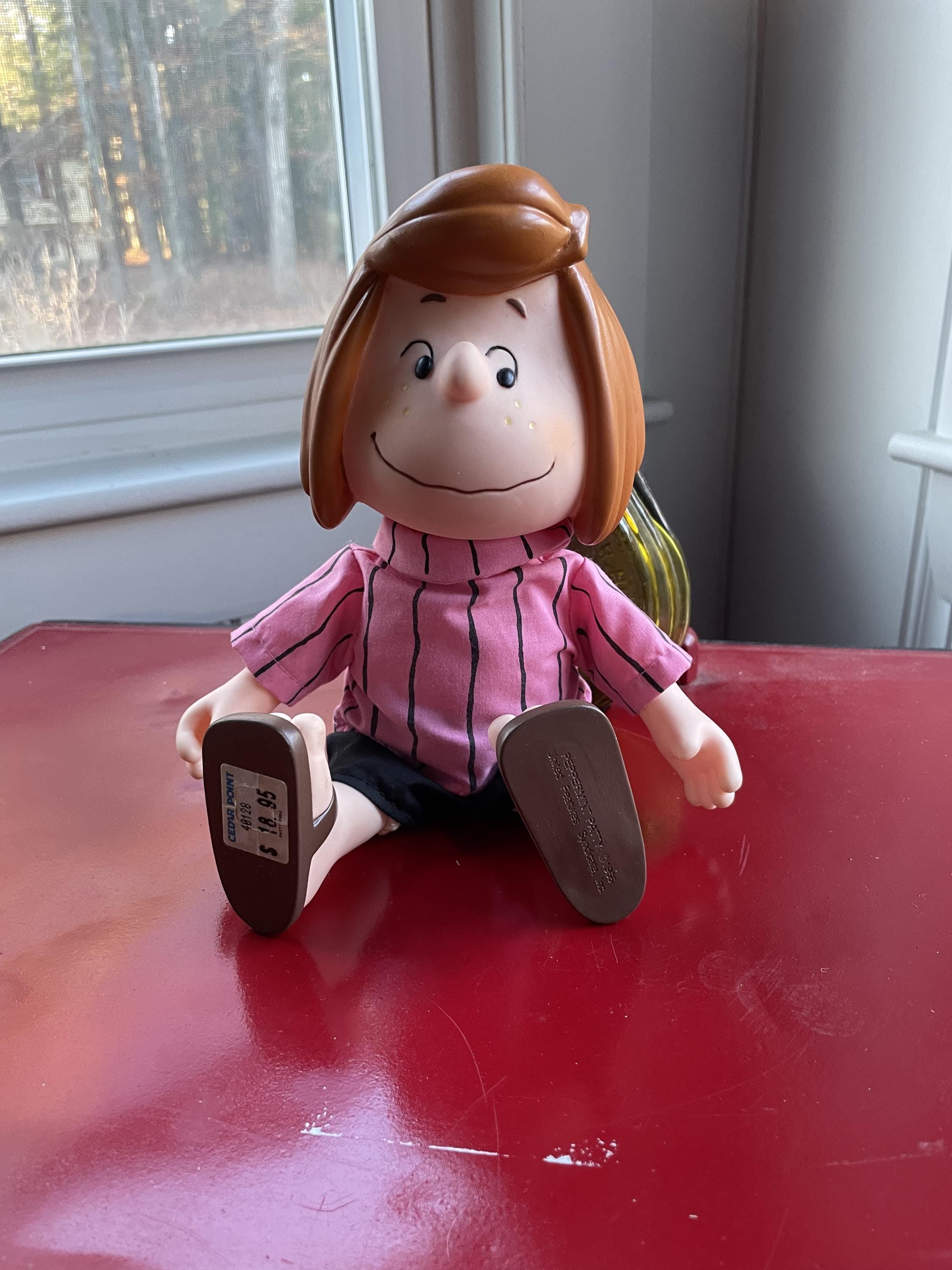 Peppermint Patty ぬいぐるみ 2体 ヴィンテージ デッドストック Vintage Peppermint Patty Plush and Vinyl Doll 10