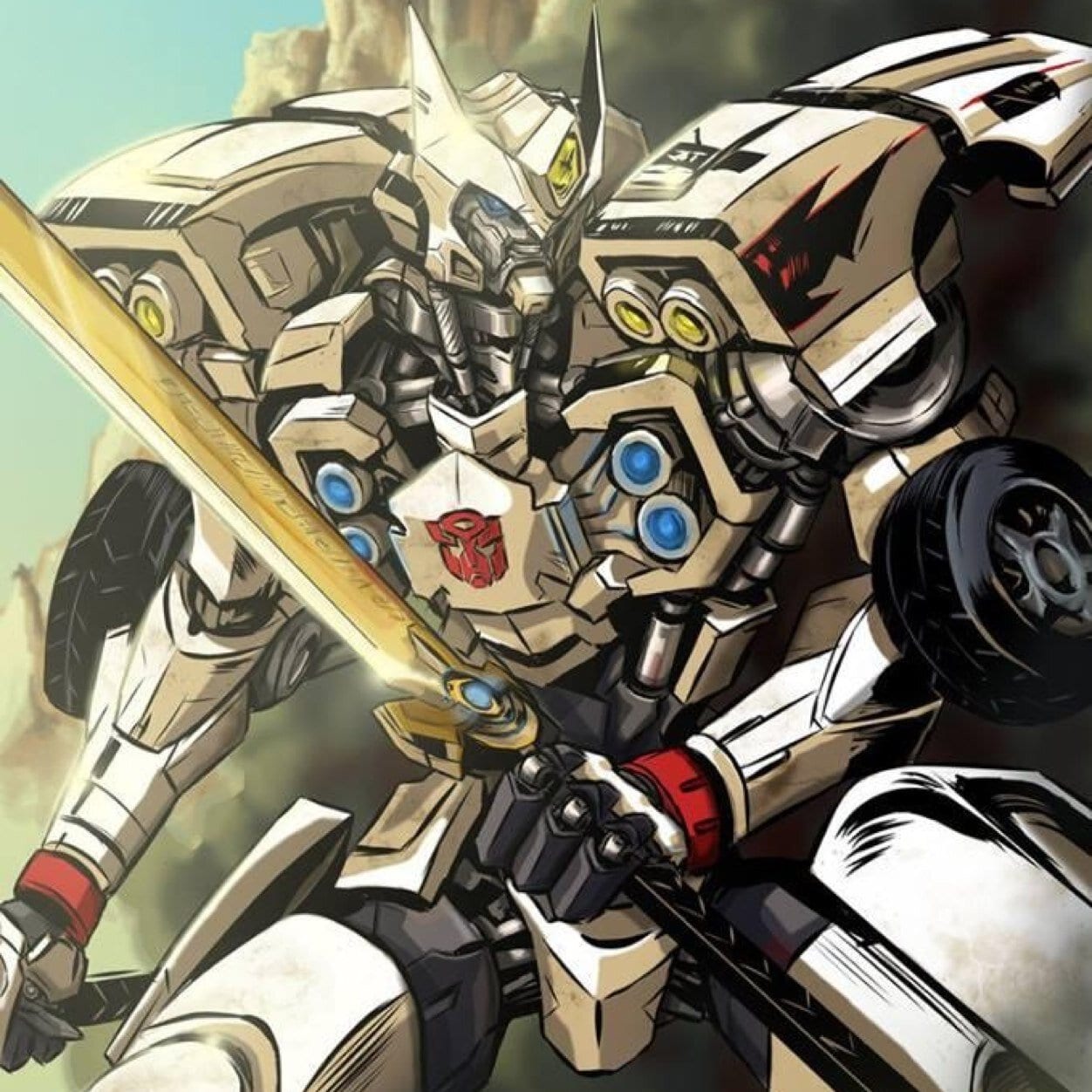 Classic Transformers G1 Drift Stainless steel detailed colored high