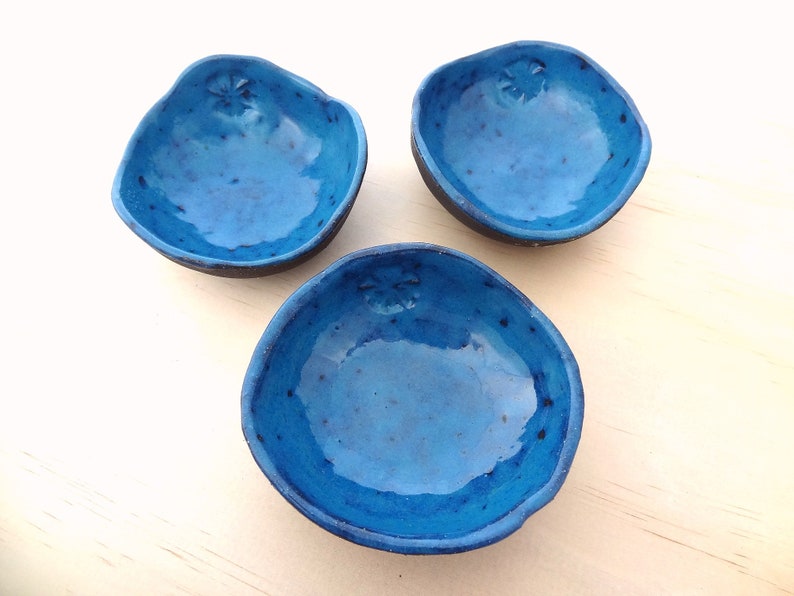 Set of 3 Rustic Ceramic Dipping Bowls Ceramic Prep Bowls. Etsy